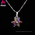 Colorful Flower Design Zircon Jewelry Sets for Adults Daily Wear